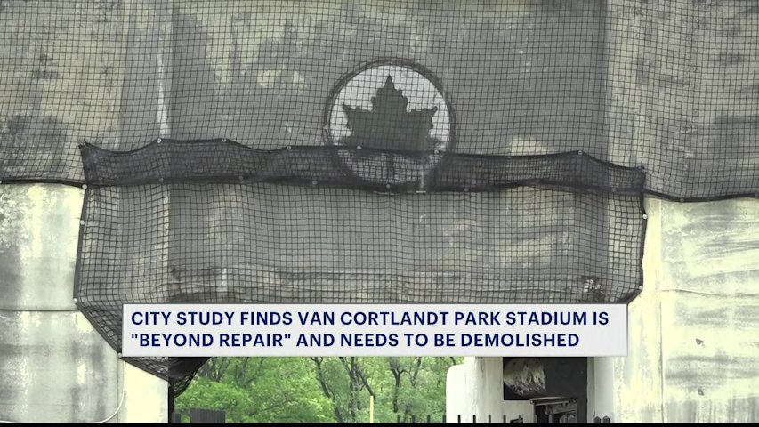 Video thumbnail for 'It's just sad.' Study finds Van Cortlandt Park Stadium is 'beyond repair;' needs to be demolished