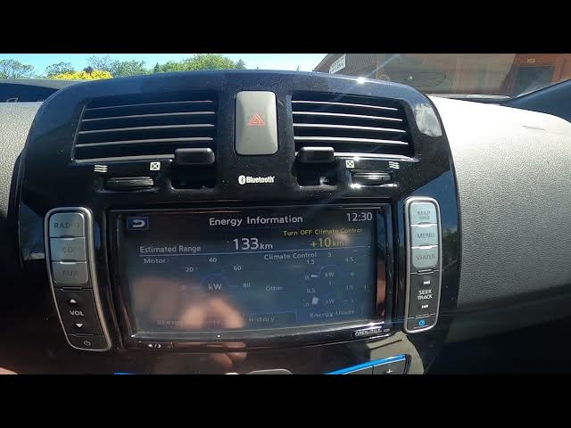 Video thumbnail for How to Check Energy Usage of Nissan Leaf ( 2011 - 2017 ) | Control Battery Usage