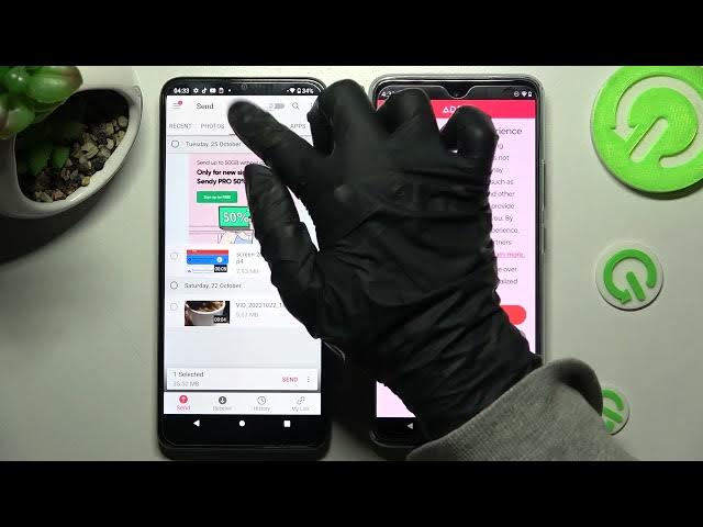 Video thumbnail for How to Transfer files from Motorola Device to MOTOROLA Moto G72 - Use Send Anywhere App