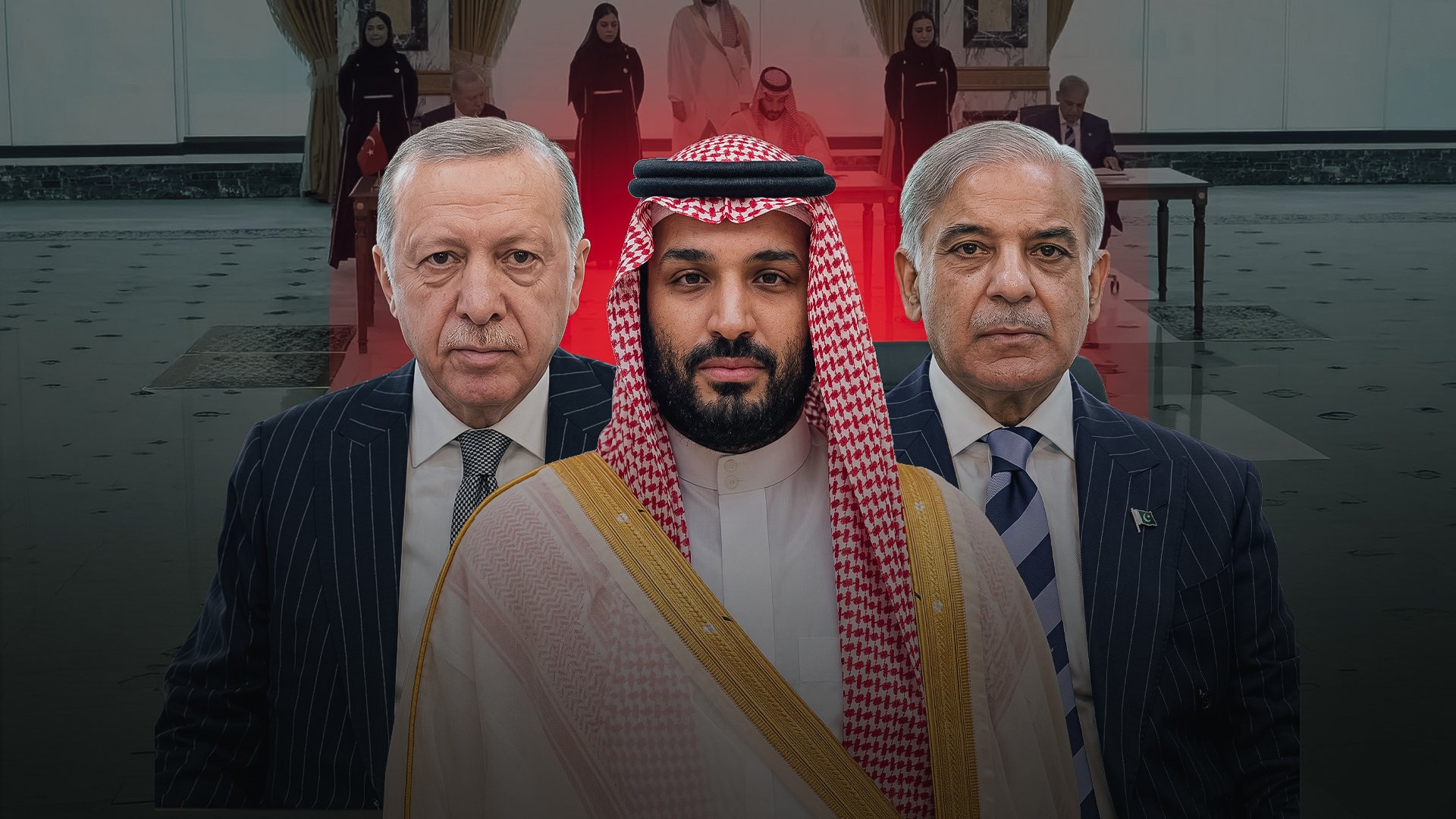 Video thumbnail for War on Iran: Saudi Arabia, Turkiye and Pakistan sign defence pact