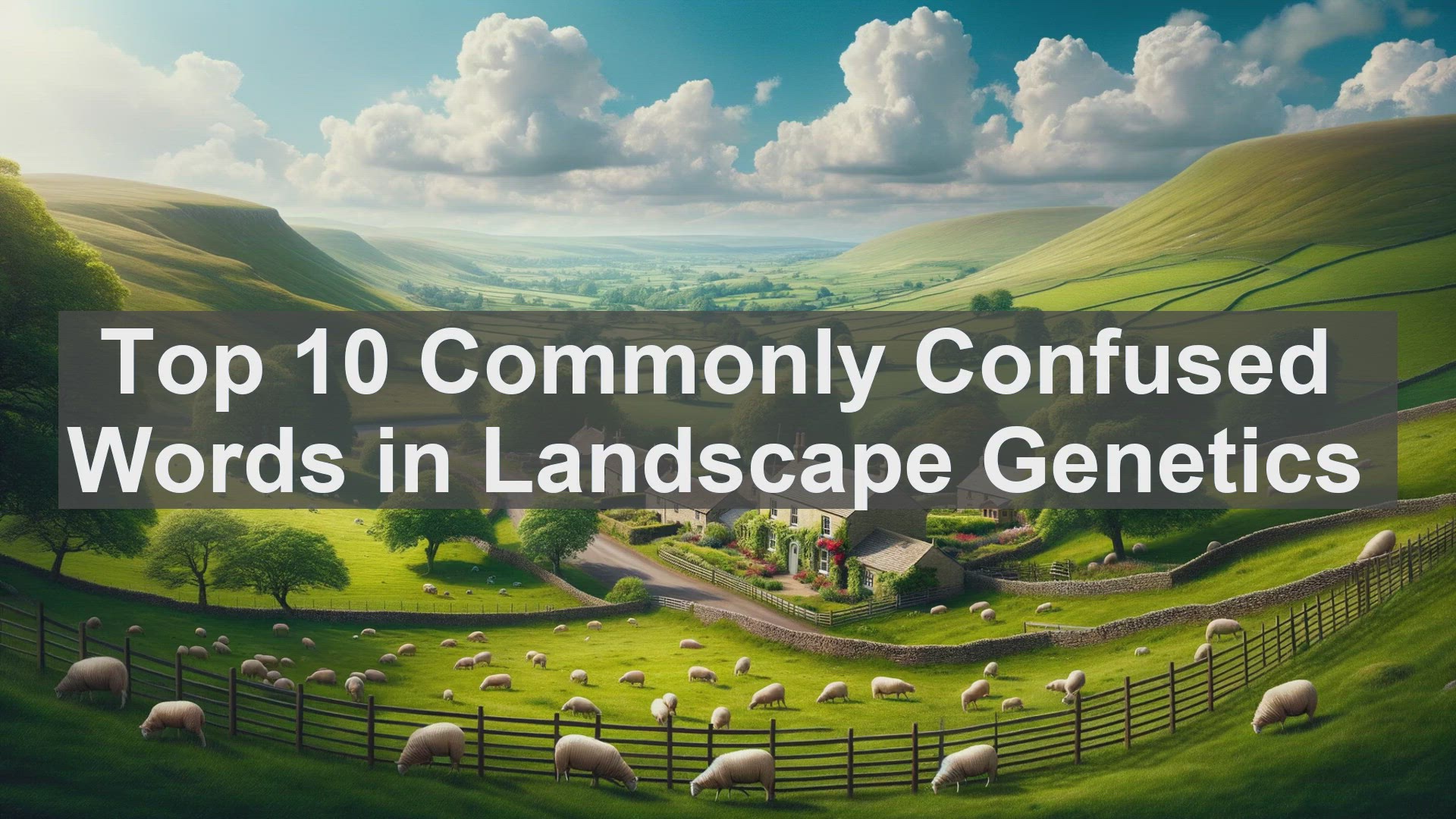 'Video thumbnail for Top 10 Commonly Confused Words in Landscape Genetics'