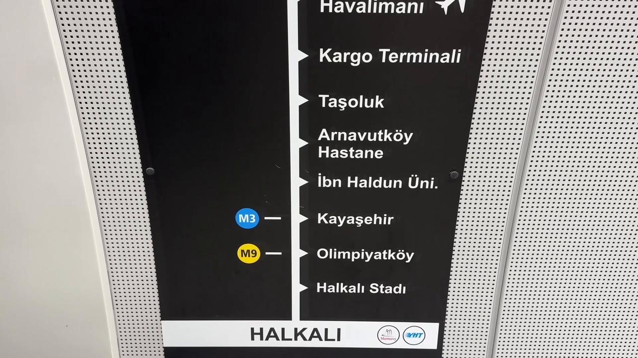 Video thumbnail for Türkiye: President Erdogan inaugurates new section of Istanbul Airport metro line.