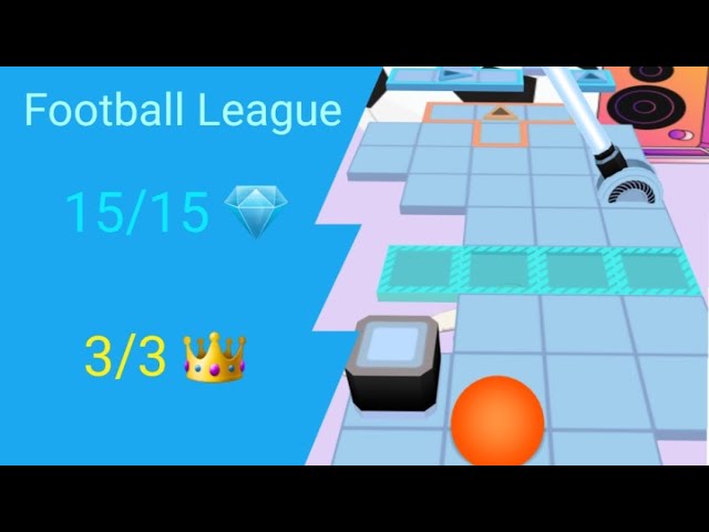 Video thumbnail for Rolling Sky Remake 1.3.0r Football League 15/15 💎 3/3 👑