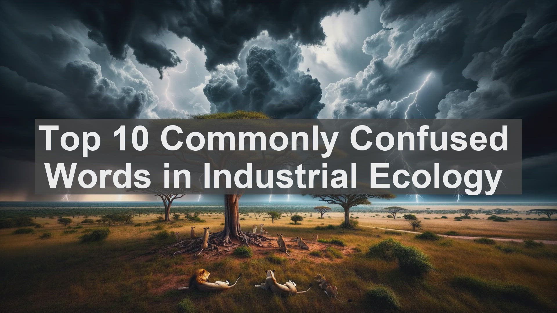 'Video thumbnail for Top 10 Commonly Confused Words in Industrial Ecology'