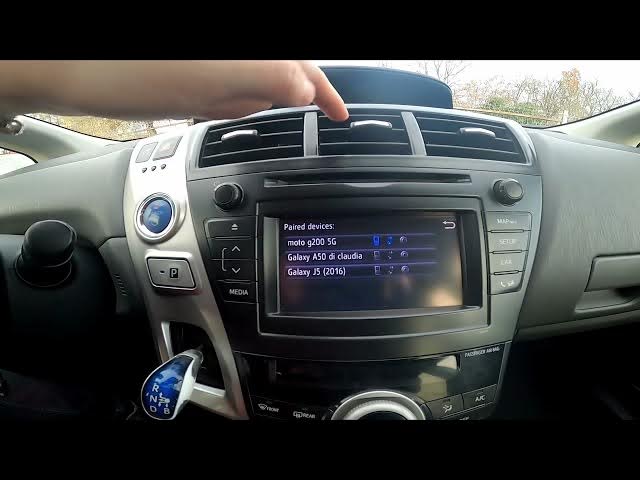 Video thumbnail for How to Check List of Paired Bluetooth Devices in Toyota Prius III ( 2009 – 2020 )