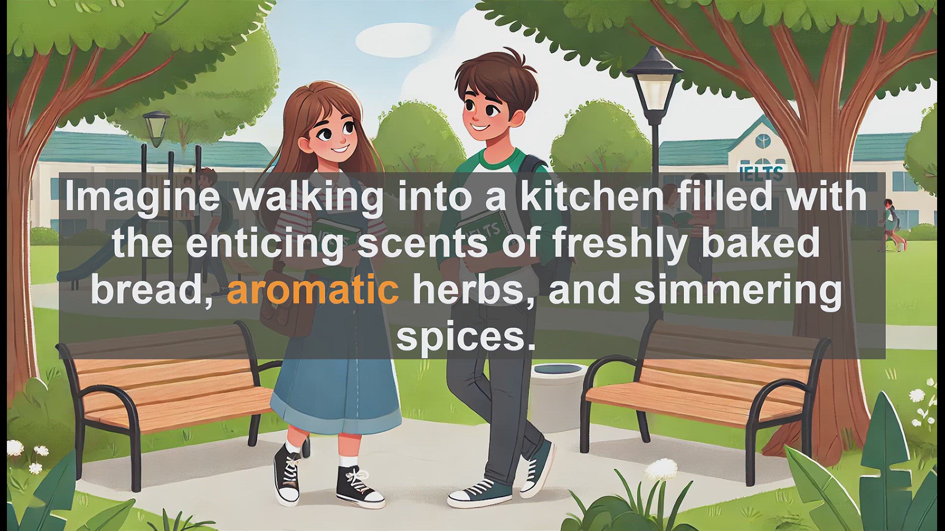 'Video thumbnail for 2000 Must Know IELTS 9.0 Vocabulary - Aromatic: Exploring the Language of Pleasant Scents'