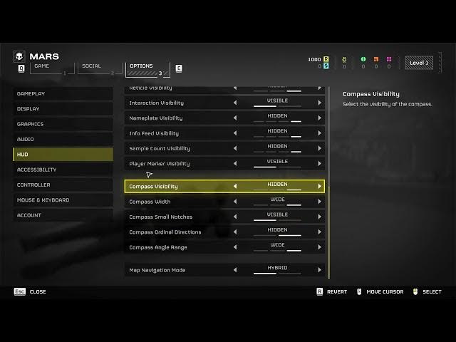 Video thumbnail for How To Change Compass Visibility In Helldivers 2
