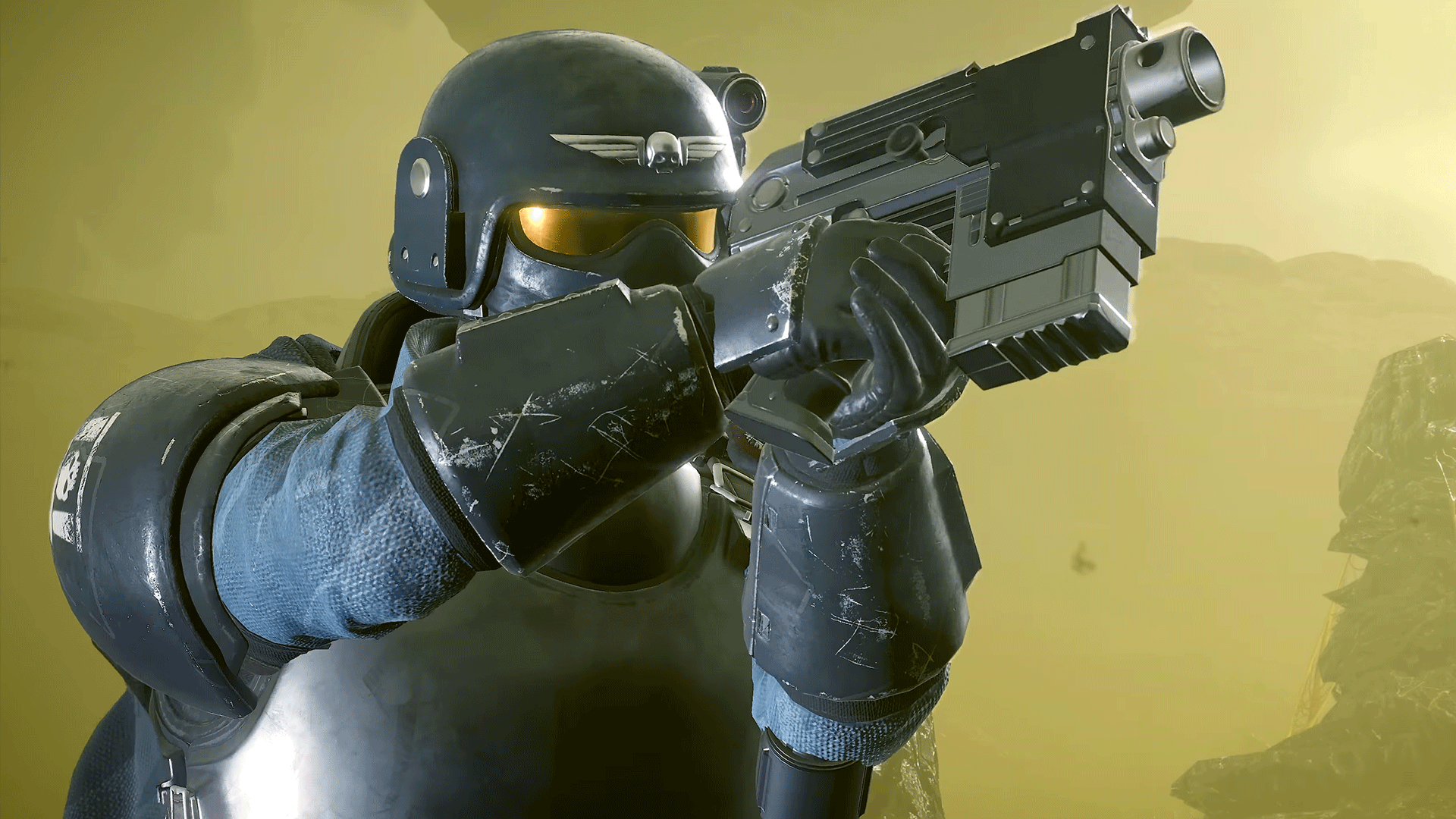 Video thumbnail for Helldivers 2 - Official Warhammer 40,000: Castellan's Creed Warbond Launch Trailer