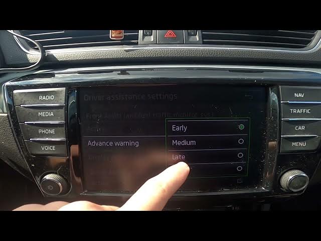 Video thumbnail for How to Change Front Assistant Sensitivity in Skoda Superb III ( 2015 – Now ) - Use Front Assistant
