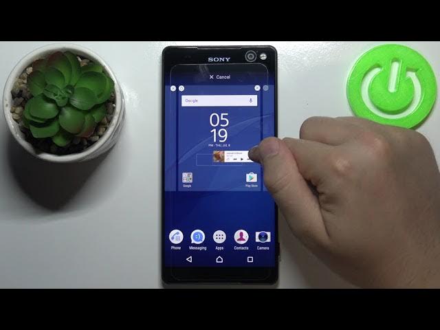 Video thumbnail for Add Widgets on SONY Xperia C5 Home Screen - Display Personalization