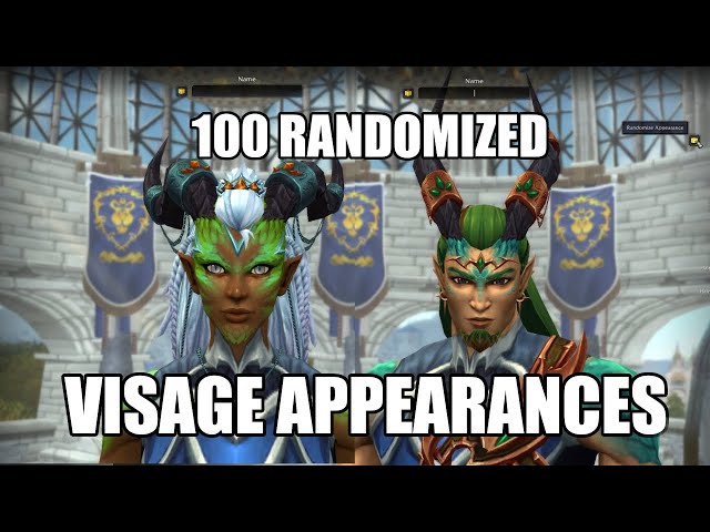 Video thumbnail for We pressed randomize on Dracthyr visage customization 100 times