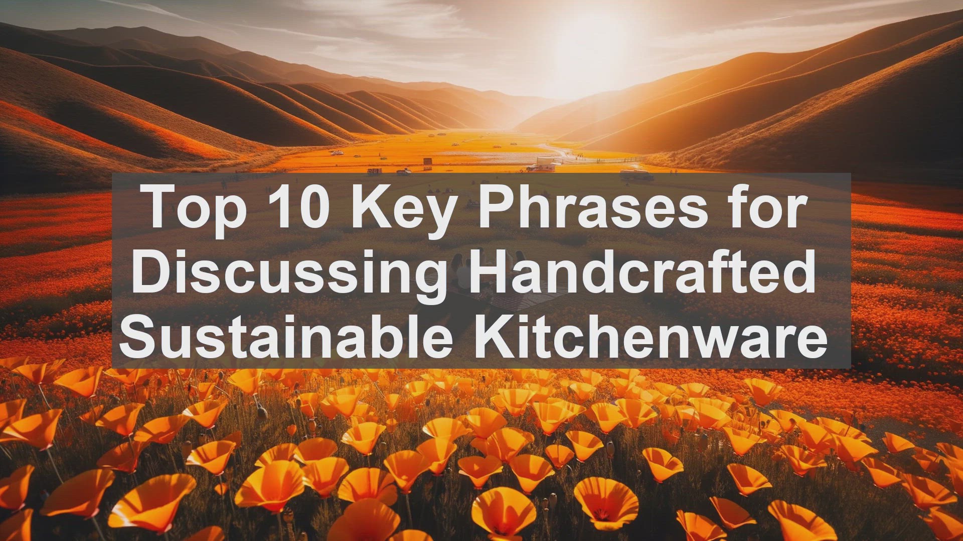 'Video thumbnail for Top 10 Key Phrases for Discussing Handcrafted Sustainable Kitchenware'