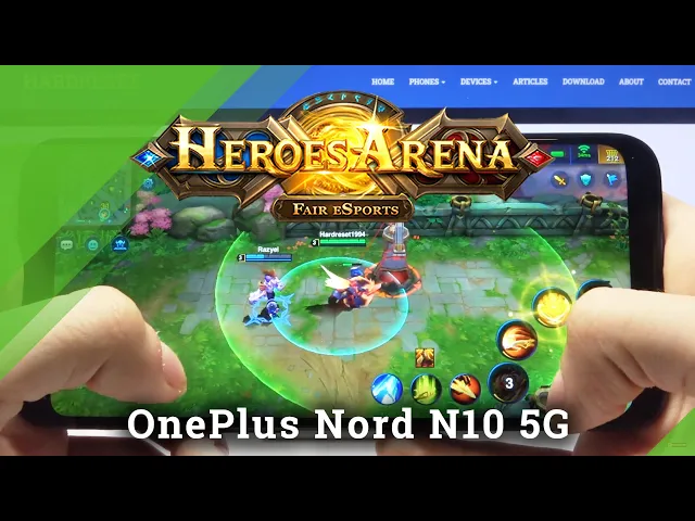 Video thumbnail for Heroes Arena Gameplay on OnePlus Nord N10 5G – Gaming Performance Test