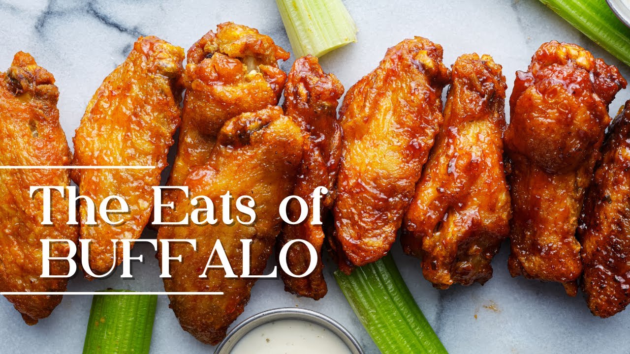 Video thumbnail for Wings, Beef on Weck & What to Eat in Buffalo, New York