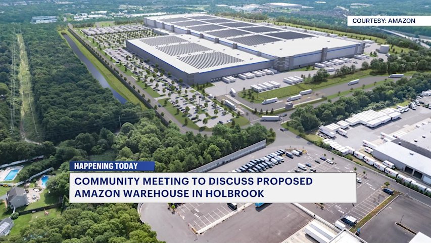Video thumbnail for Community set to weigh in on proposed $1B Amazon facility in Holbrook 