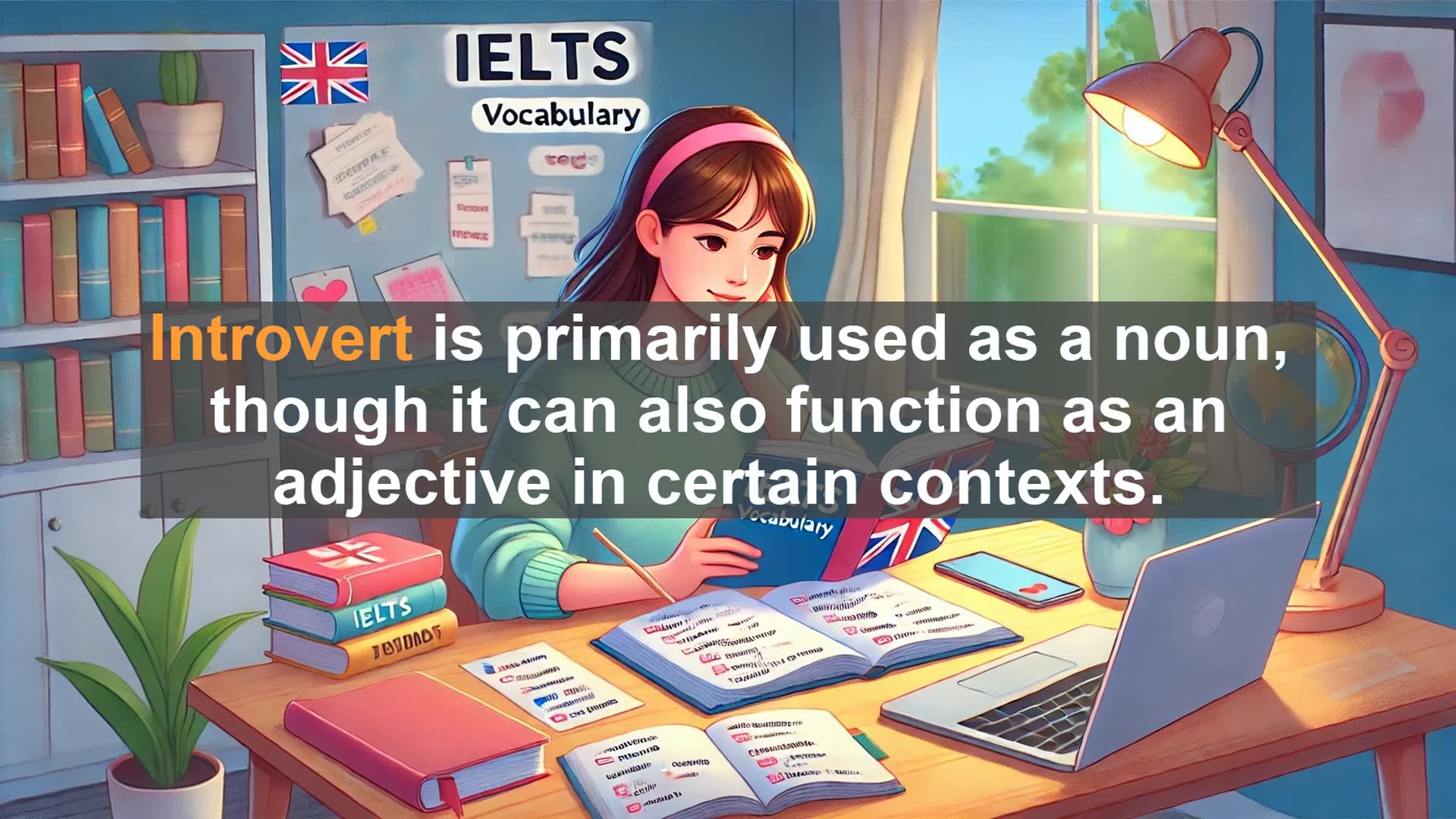 'Video thumbnail for 5000 Must Know IELTS 8.0 Vocabulary - IELTS Vocabulary: Understanding 'Introvert''