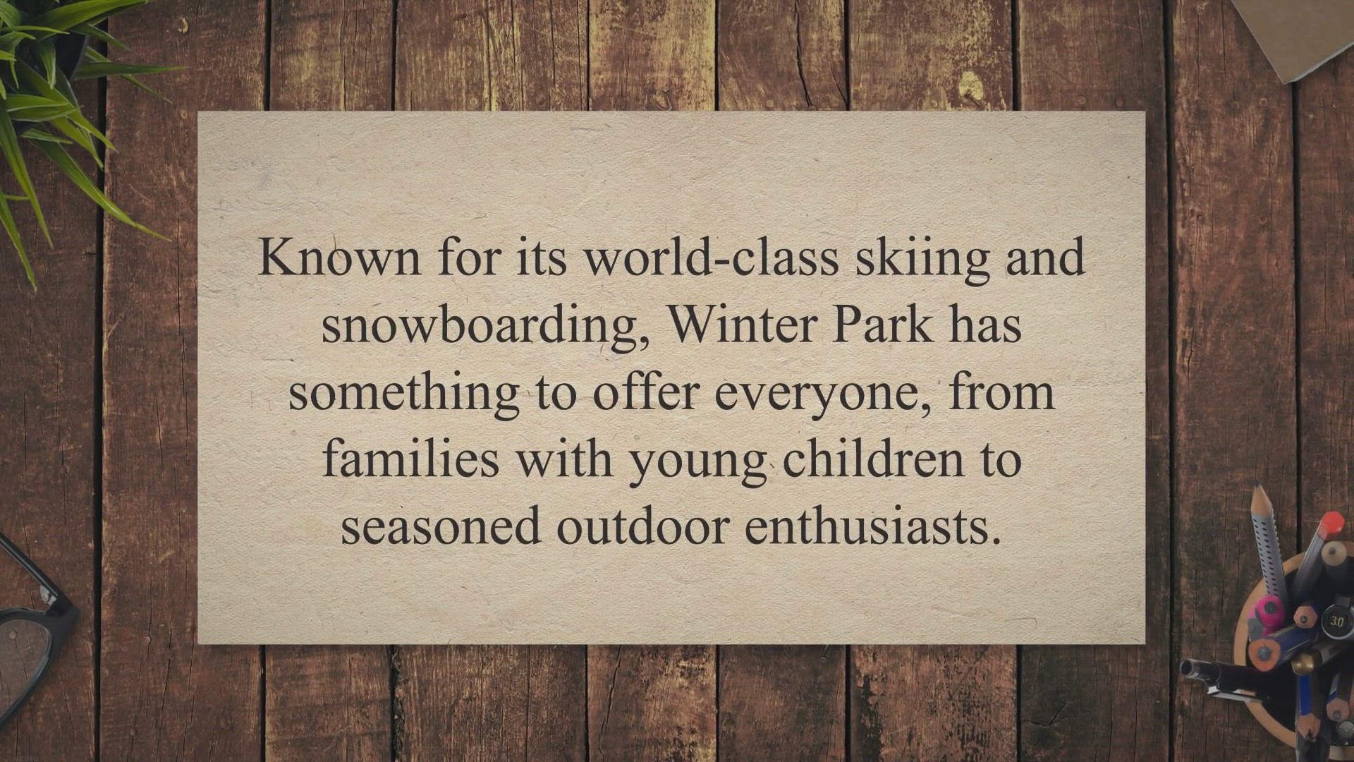 'Video thumbnail for Discovering Winter Wonderland: A Guide to Winter Park, Colorado's Activities, Accommodations, and Vacation Planning Tips'