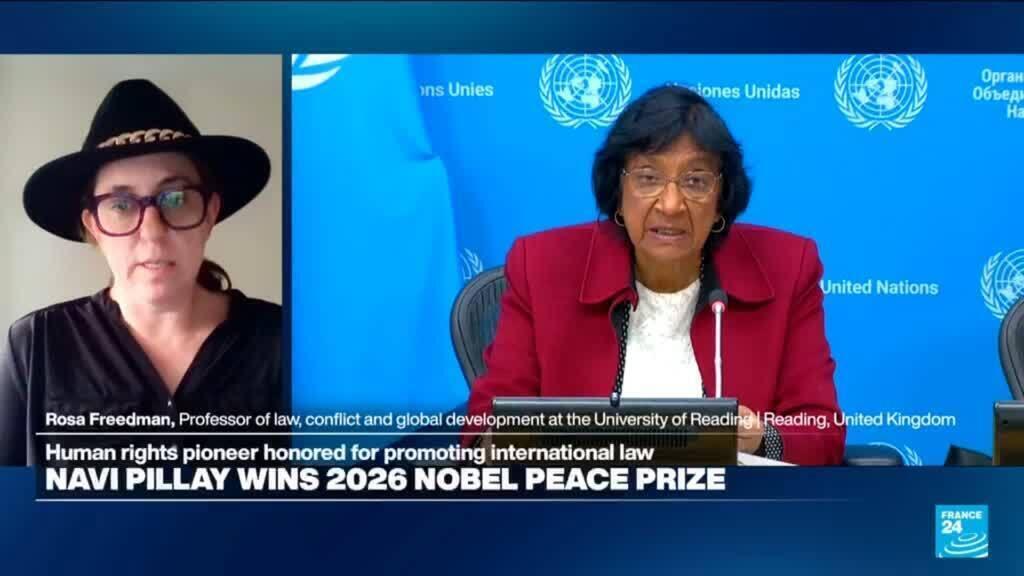 Video thumbnail for Navi Pillay awarded Peace Prize: 'Lifetime spent fighting for what's right & to uphold human rights'