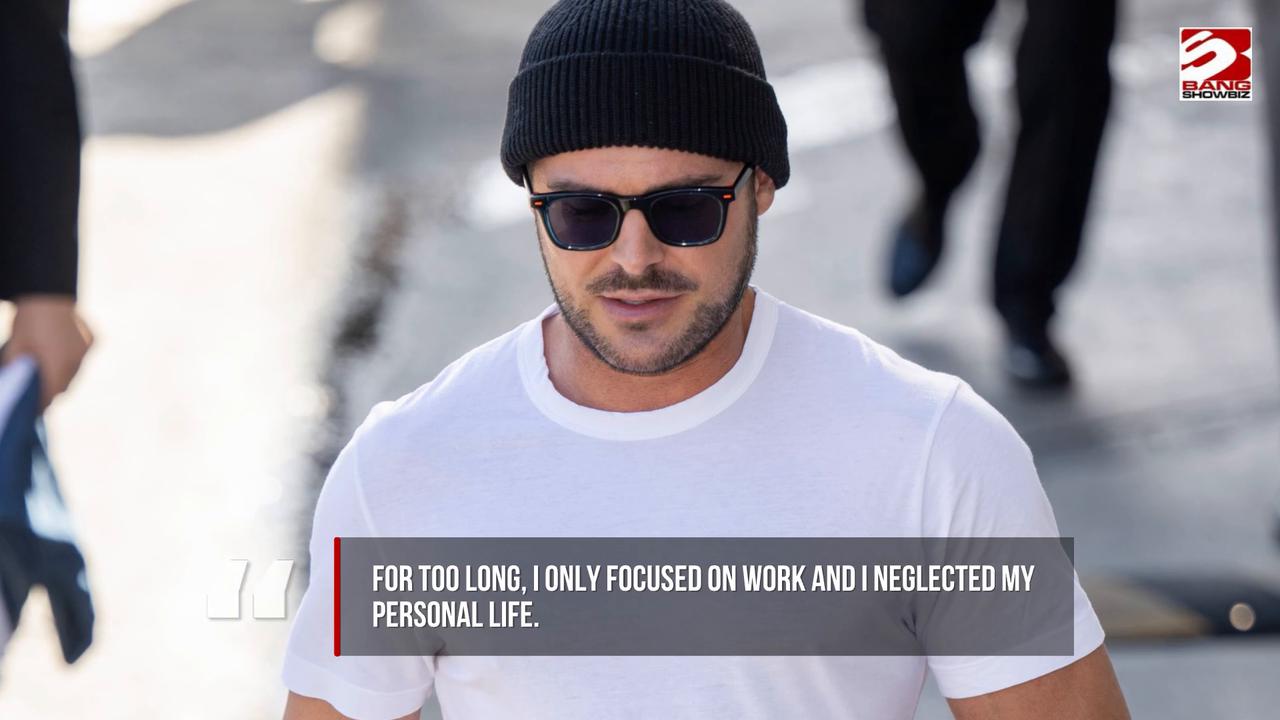 Video thumbnail for Zac Efron is now prioritising his mental health after years of career focus