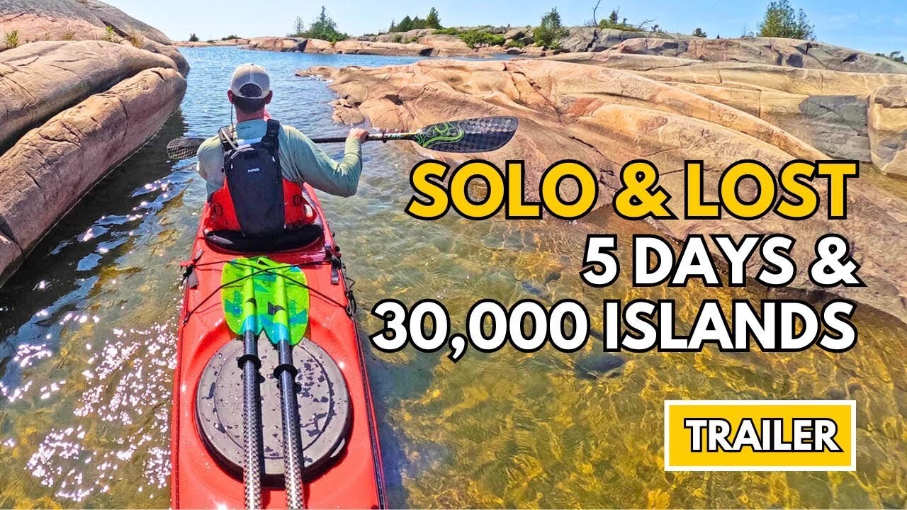 Video thumbnail for 5-Day Solo Kayaking Trip on Georgian Bay  | Part 2 - TRAILER