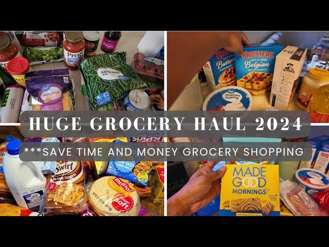 Video thumbnail for HUGE Grocery Haul 2024: 2 Months of Walmart Groceries and Meal Prep with a Detailed Meal Plan