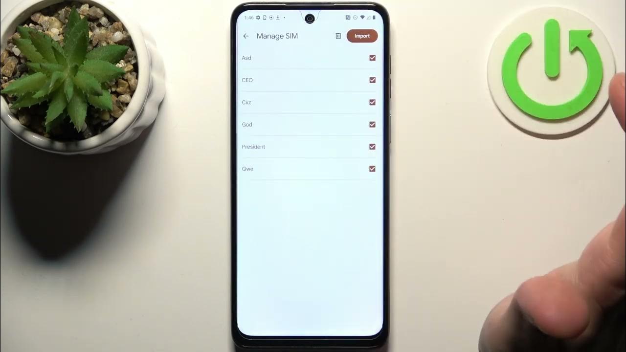 Video thumbnail for How to Copy Contacts on MOTOROLA Moto G14- Import/Export Phone Numbers