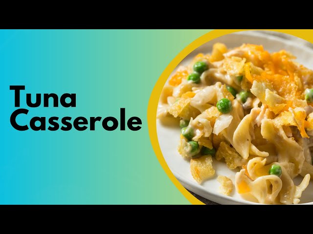 'Video thumbnail for Tuna Casserole: A Classic, Creamy, and Comforting Weeknight Dinner'