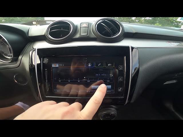 Video thumbnail for How to Assign Radio Station to Button in Suzuki Swift VI (2017 – now)