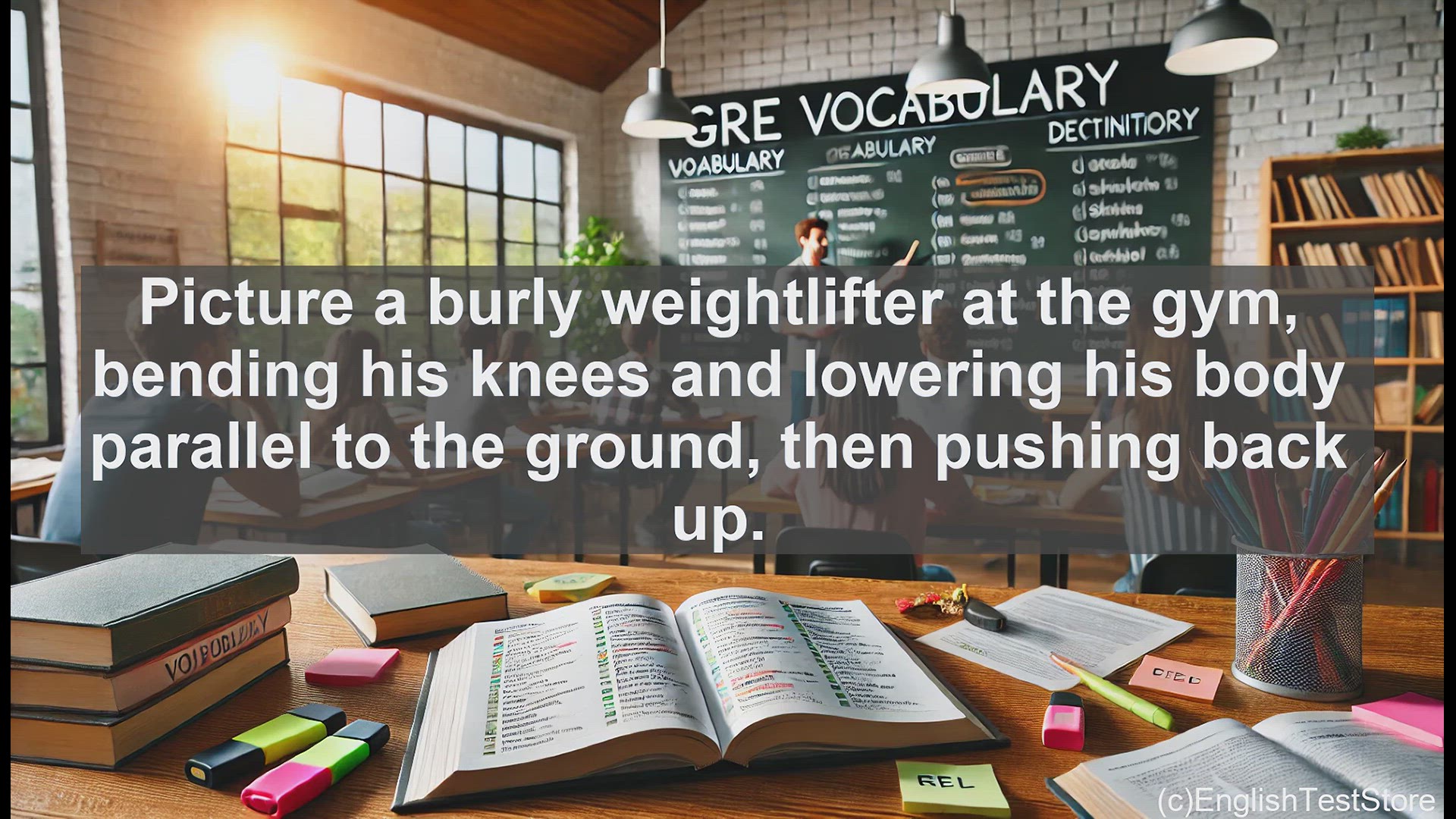 'Video thumbnail for GRE Vocabulary Lesson: Mastering the Versatile Word 'Squat' for the GRE'