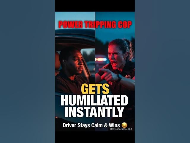 Video thumbnail for Power Tripping Female Cop Gets HUMILIATED Instantly 🔥 Know Your Rights #shorts #trending