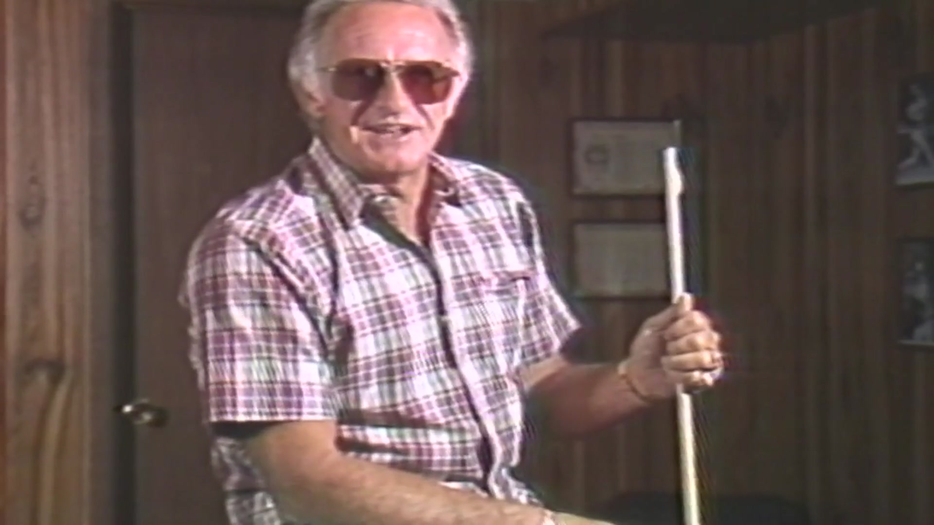 'Video thumbnail for Bob Uecker Gives Pool Cue tips on Episode 3 of The Wacky World of Sports'