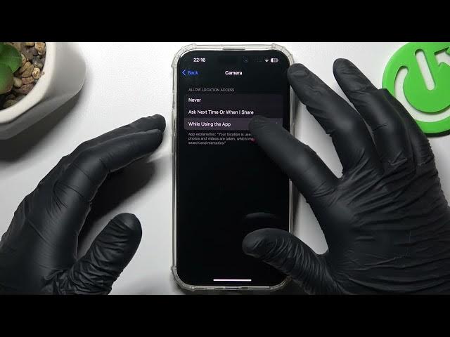 Video thumbnail for How to Manage Photo Location Tag on iPhone 15 Pro - Adjust Camera Options