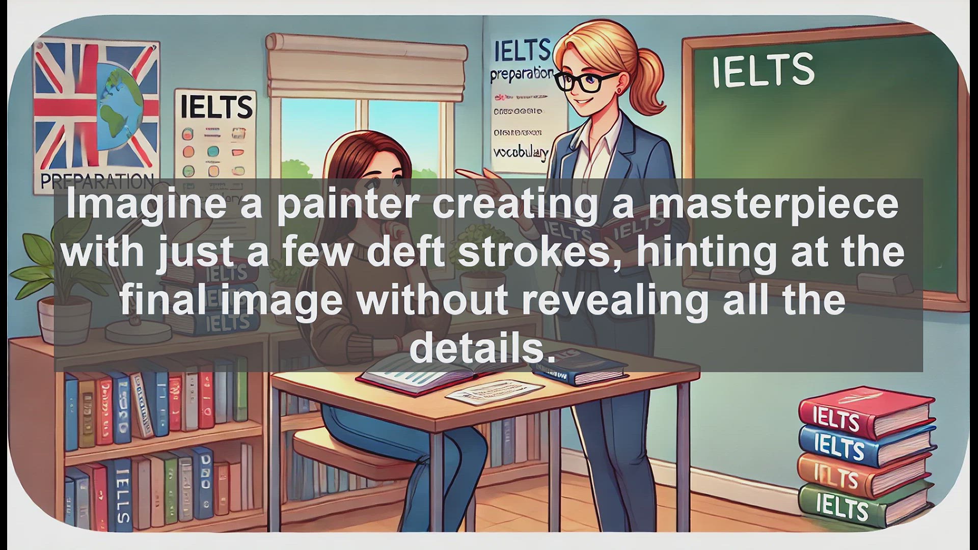 'Video thumbnail for 5000 Must Know IELTS 8.0 Vocabulary - Adumbrate: Mastering the Art of Subtle Hints'