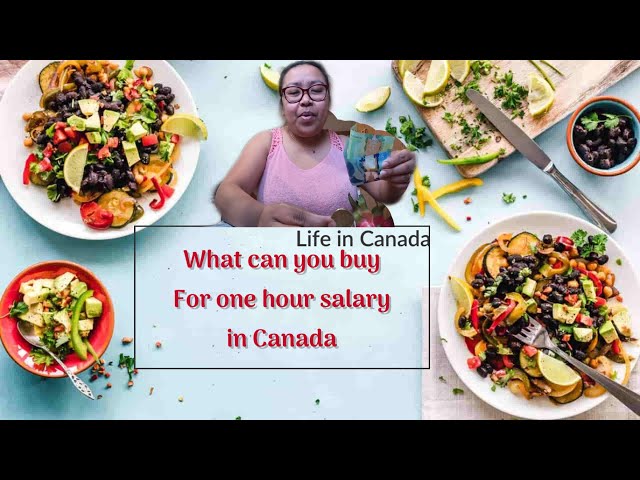 Video thumbnail for What Can you buy for one hour salary in Canada....