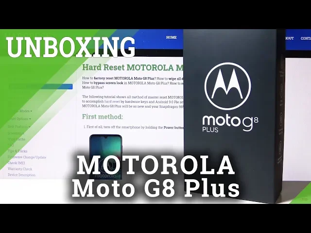 Video thumbnail for Motorola G8 Plus Unboxing – Checkout phone and what you can find in a box