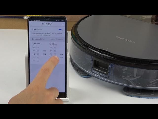 Video thumbnail for How to Use DND Mode on SAMSUNG POWERbot R7065 Robot Vacuum - Activate DND Mode on Samsung Vacuum