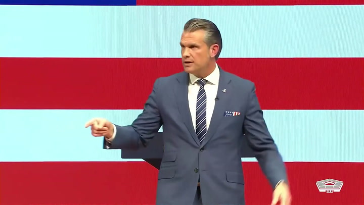 Video thumbnail for Hegseth announces new four-star command for autonomous warfare