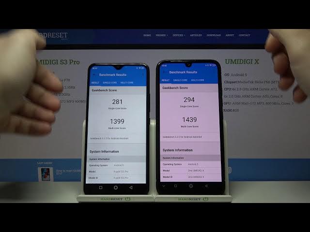 Video thumbnail for Umidigi S3 Pro vs Umidigi X Geekbench 5 CPU – Compare Scores
