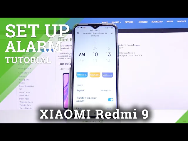 Video thumbnail for How to Set Up Alarm Clock on XIAOMI REDMI 9?