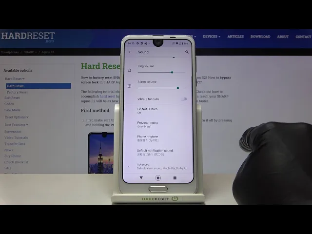 Video thumbnail for How to Change Ringtone on Sharp Aquos R2 - Set Up Incoming Call Tone