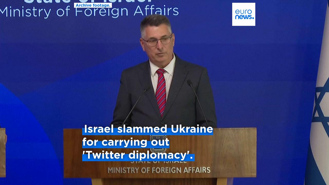 Video thumbnail for Ukraine formally asks Israel to seize vessel carrying grain stolen by Russia