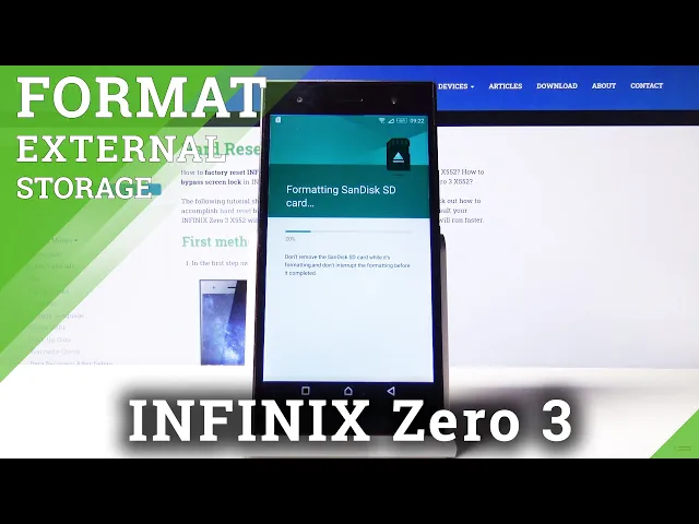 Video thumbnail for How to Free Up Memory Card Storage in INFINIX Zero 3 – Perform Format SD Card