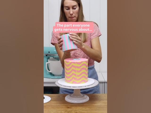 Video thumbnail for Save this to watch again before making your next tiered cake!#cakedecorating #cakes #cake #caketips