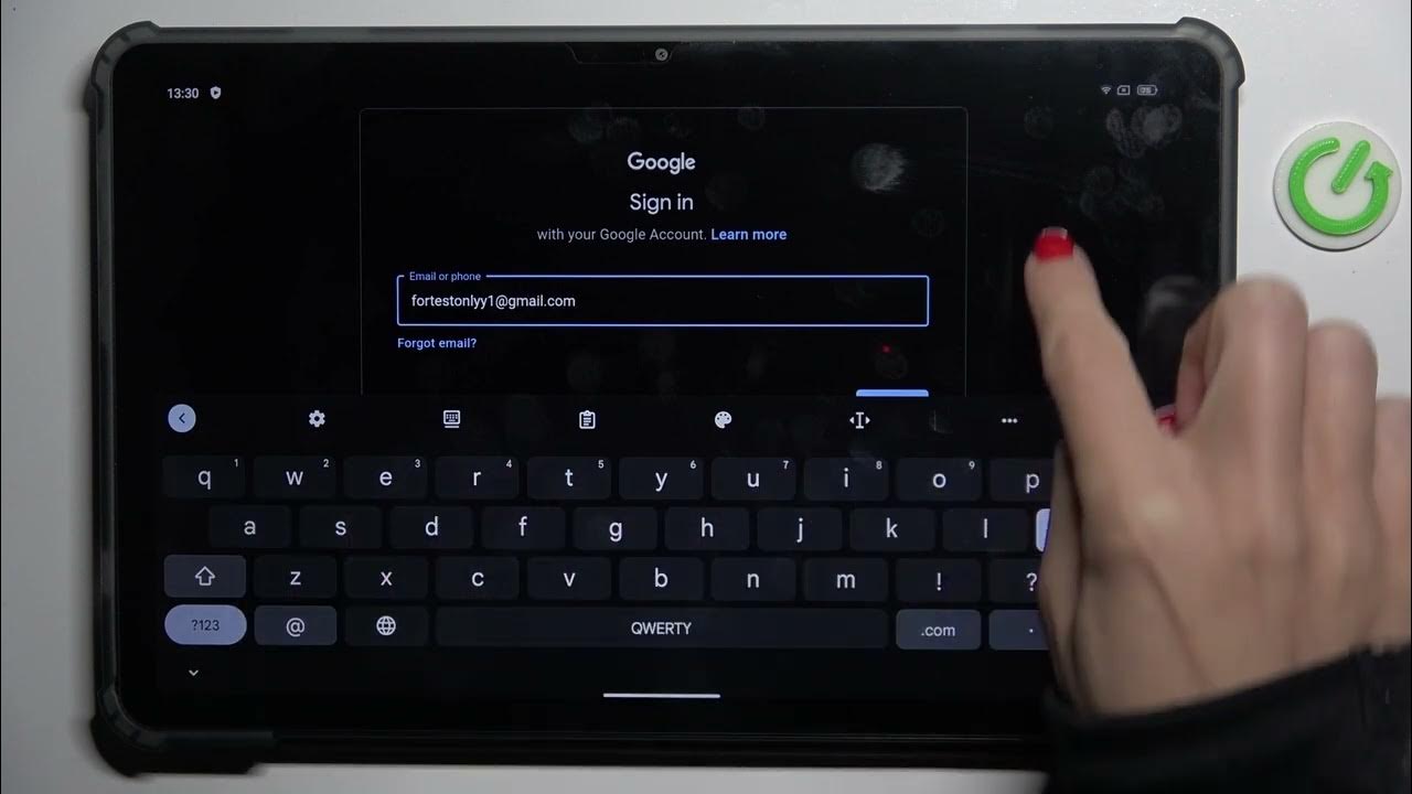 Video thumbnail for How to Add or Remove Google Account on BLACKVIEW Tab 16
