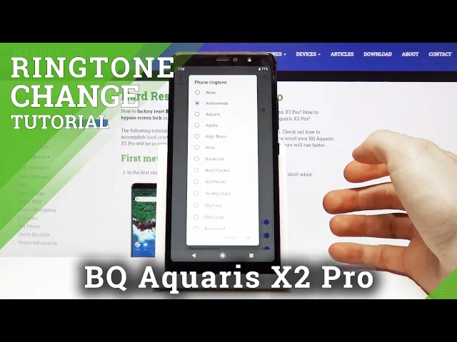 Video thumbnail for All Ringtones in BQ Aquaris X2 Pro – Ringtone List