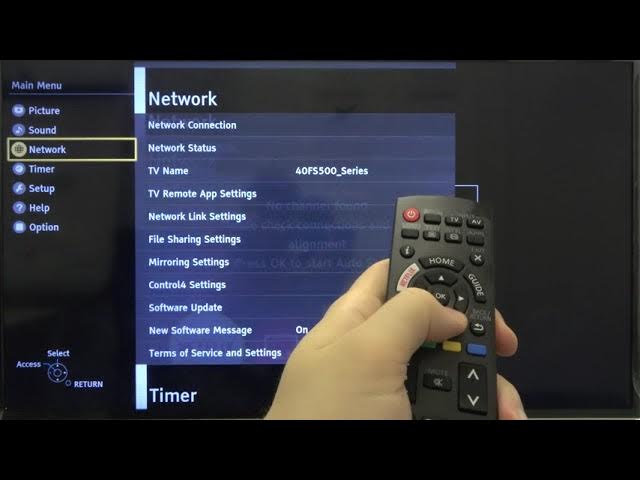 Video thumbnail for How to Turn On Timer on PANASONIC TV TX-40FS500 Smart TV - Turn Off Panasonic TV Automatically