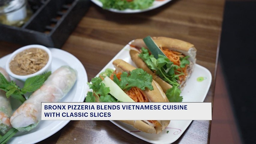 Video thumbnail for Bronx pizzeria blends Vietnamese cuisine with classic slices