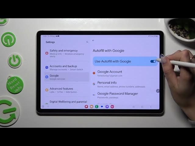 Video thumbnail for How to Disable Google Passwords on Samsung Galaxy Tab S9 / Manage Passwords Autofill Preferences