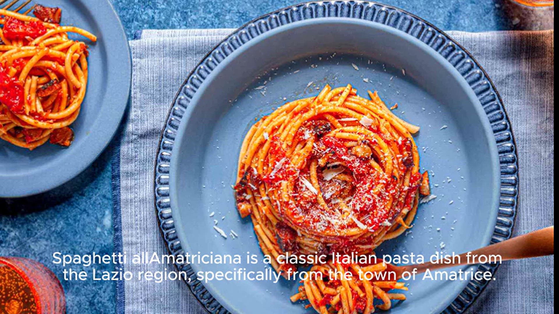 'Video thumbnail for Amatriciana recipe'