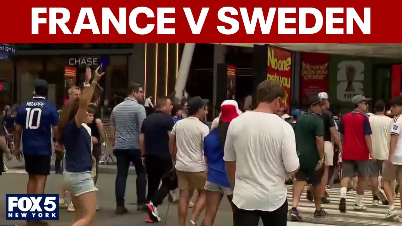 Video thumbnail for France and Sweden face off in World Cup knockout round